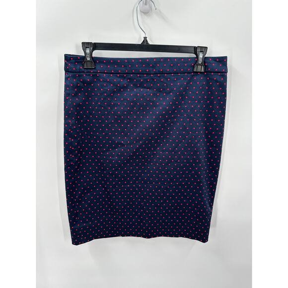 J. Crew Dresses & Skirts - J. CREW NWT 37532 The Pencil Skirt in Navy Polka Dot // 4